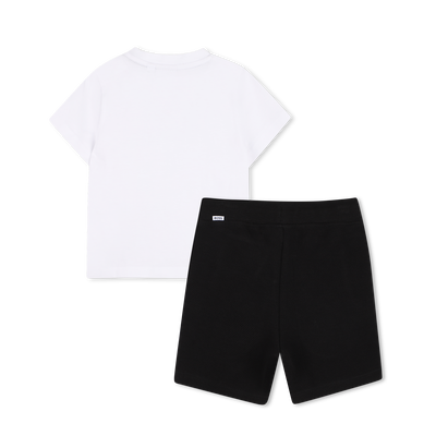 SET AUS T-SHIRT UND BERMUDASHORTS BOSS BOY
