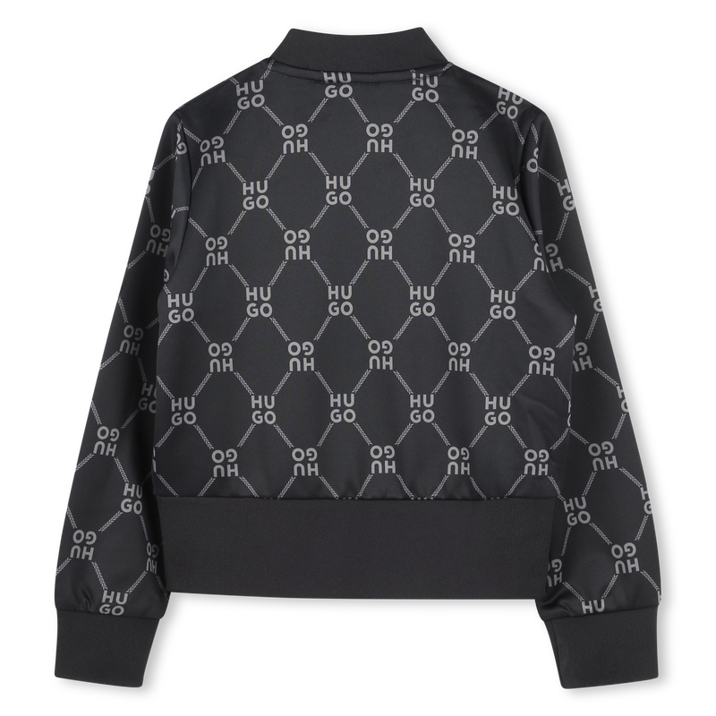 Sweatjacke mit Logo-Print HUGO 
                        GIRL