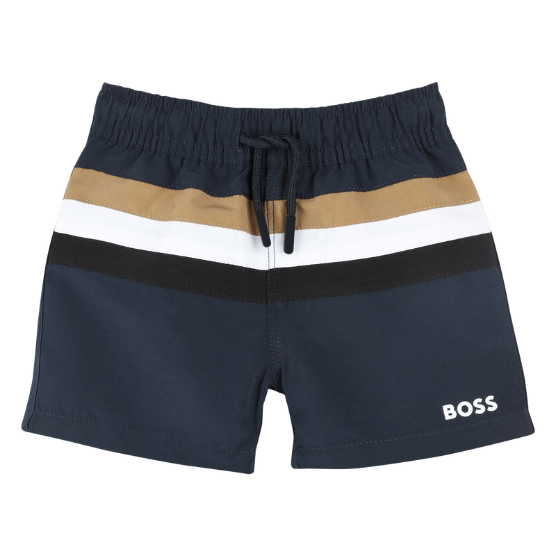 Gestreifte Badeshorts BOSS 
                        BOY