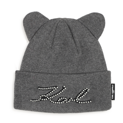 Strickm&uuml;tze KARL LAGERFELD KIDS GIRL
