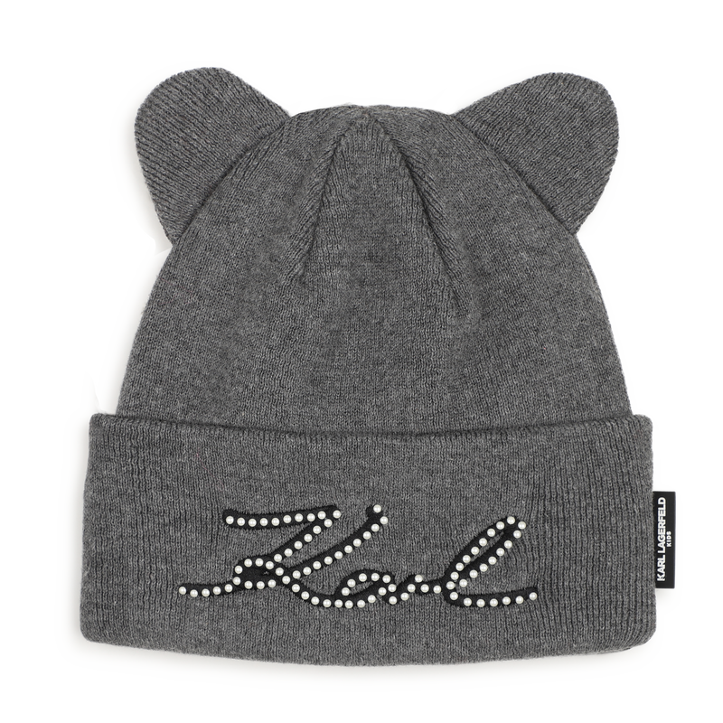 Strickm&uuml;tze KARL LAGERFELD KIDS 
                        GIRL