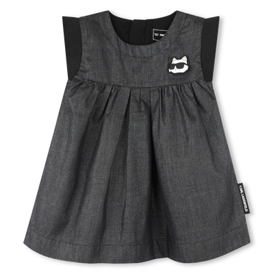 Ausgestelltes Kleid mit Detail KARL LAGERFELD KIDS GIRL