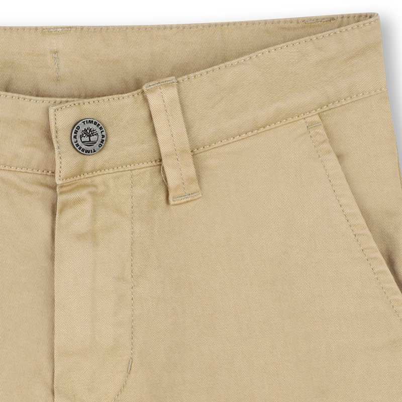 Verstellbare Bermudas aus Twill TIMBERLAND 
                        BOY
