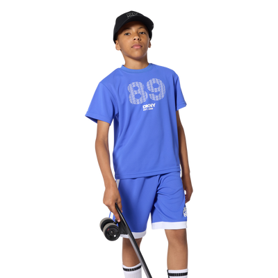 KURZ&Auml;RMELIGES T-SHIRT DKNY UNISEX