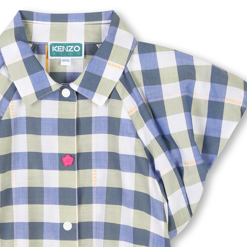 Kurzärmelige Bluse KENZO KIDS 
                        GIRL