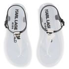 Sandalen mit verstellbaren riemen KARL LAGERFELD KIDS 
                    GIRL