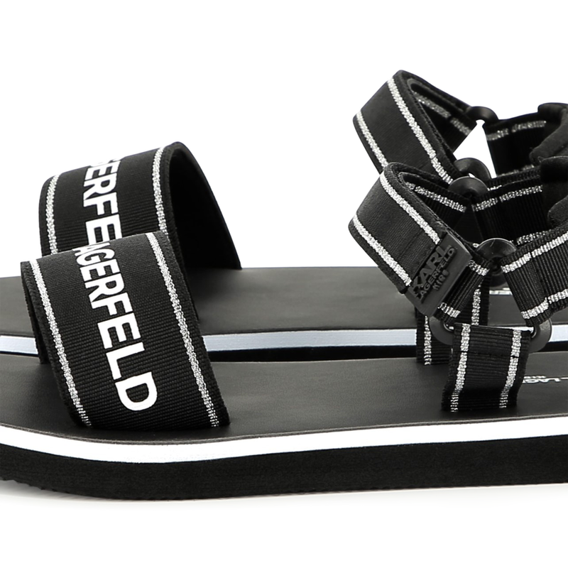 Leichte Klettsandalen KARL LAGERFELD KIDS 
                        GIRL