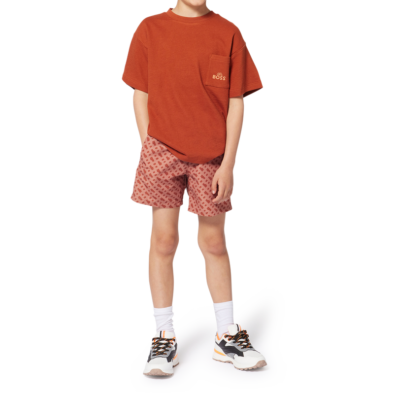 Baumwollshirt mit Stickerei BOSS 
                        BOY