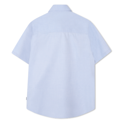 Einfarbiges Baumwollhemd BOSS BOY