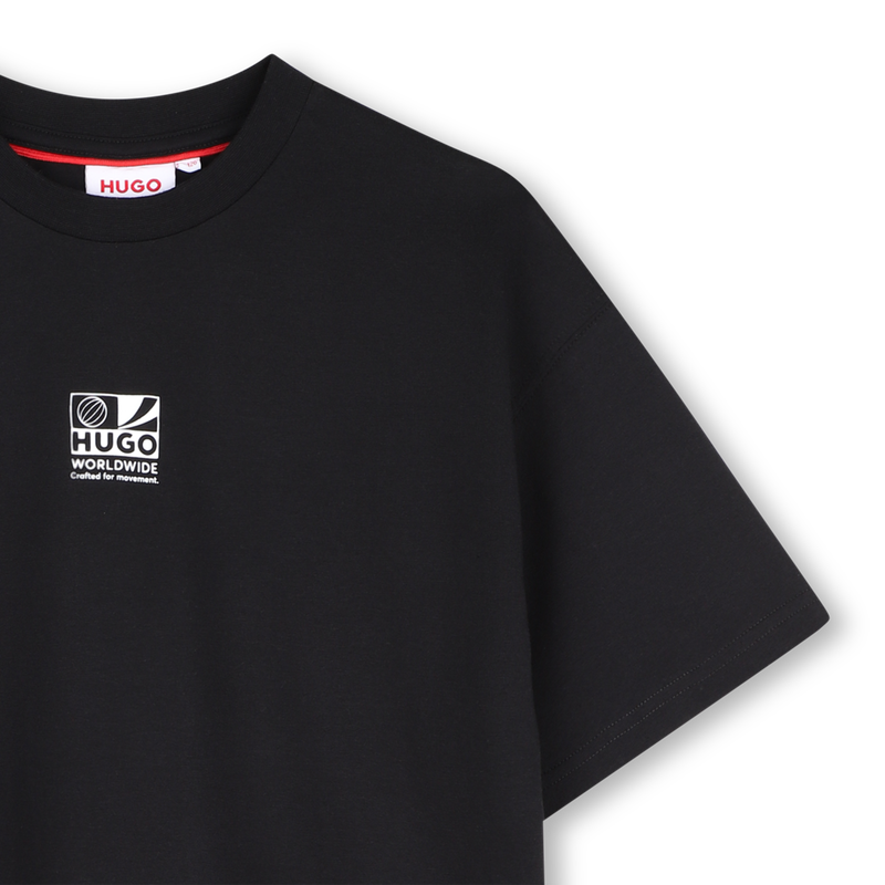 T-Shirt mit kurzen &Auml;rmeln HUGO 
                        BOY