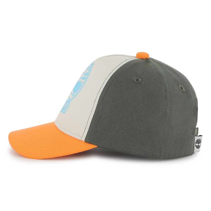 Dreifarbige Kappe mit Klett TIMBERLAND 
                        BOY