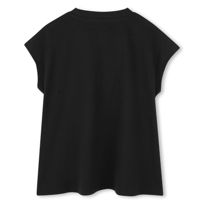 Flie&szlig;endes Baumwoll-T-Shirt DKNY GIRL