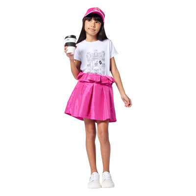 Verstellbares Baumwoll-Cap KARL LAGERFELD KIDS GIRL