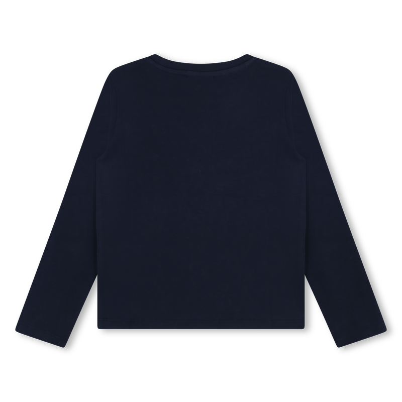 Langarm-T-Shirt aus Baumwolle MICHAEL KORS 
                        GIRL