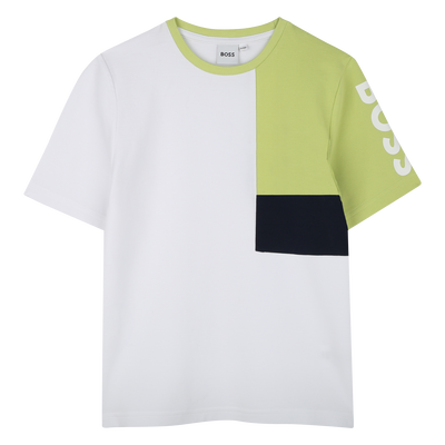 T-Shirt aus Baumwoll-Piqu&eacute; BOSS BOY