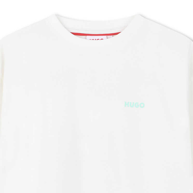 KURZ&Auml;RMELIGES T-SHIRT HUGO 
                        BOY