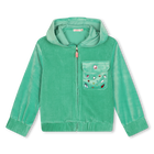 Samtige Sweatjacke mit Kapuze BILLIEBLUSH 
                    GIRL