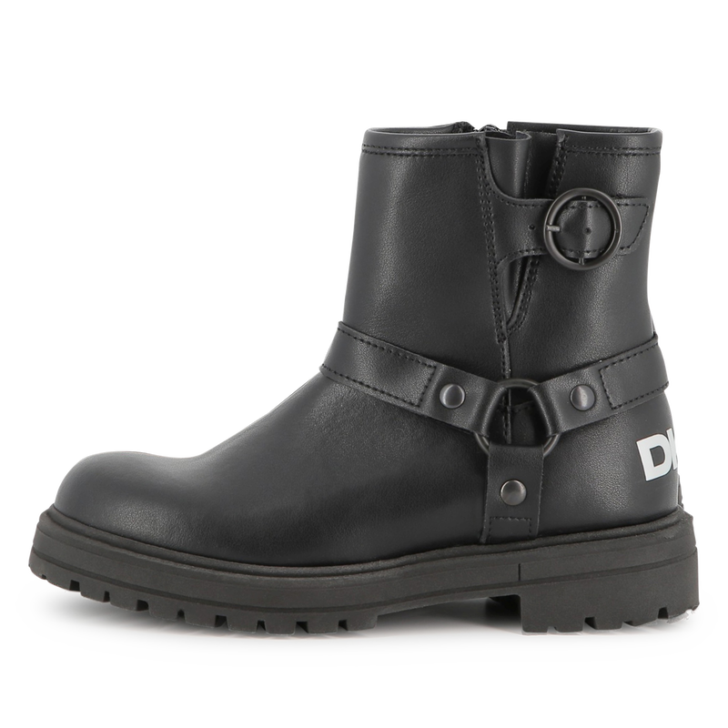 Bikerstiefel aus Rindsleder DKNY 
                        GIRL