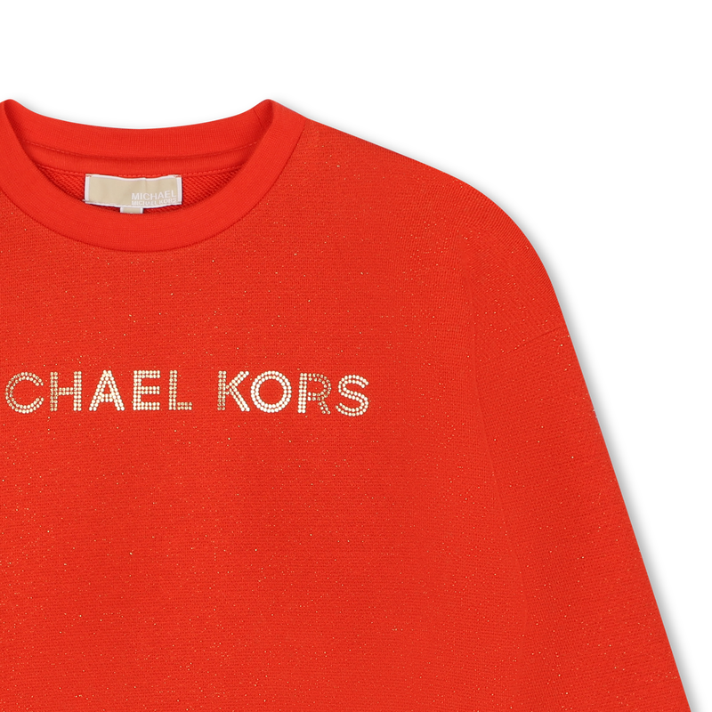 Sweatshirt mit Glitzereffekt MICHAEL KORS 
                        GIRL