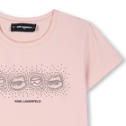 T-Shirt mit kurzen &Auml;rmeln KARL LAGERFELD KIDS 
                    GIRL