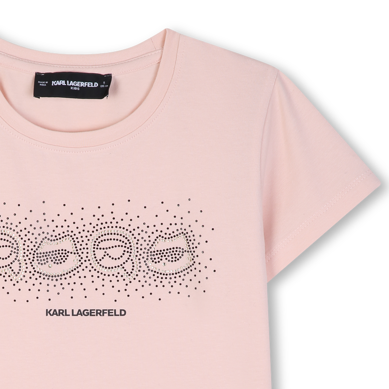 T-Shirt mit kurzen &Auml;rmeln KARL LAGERFELD KIDS 
                        GIRL