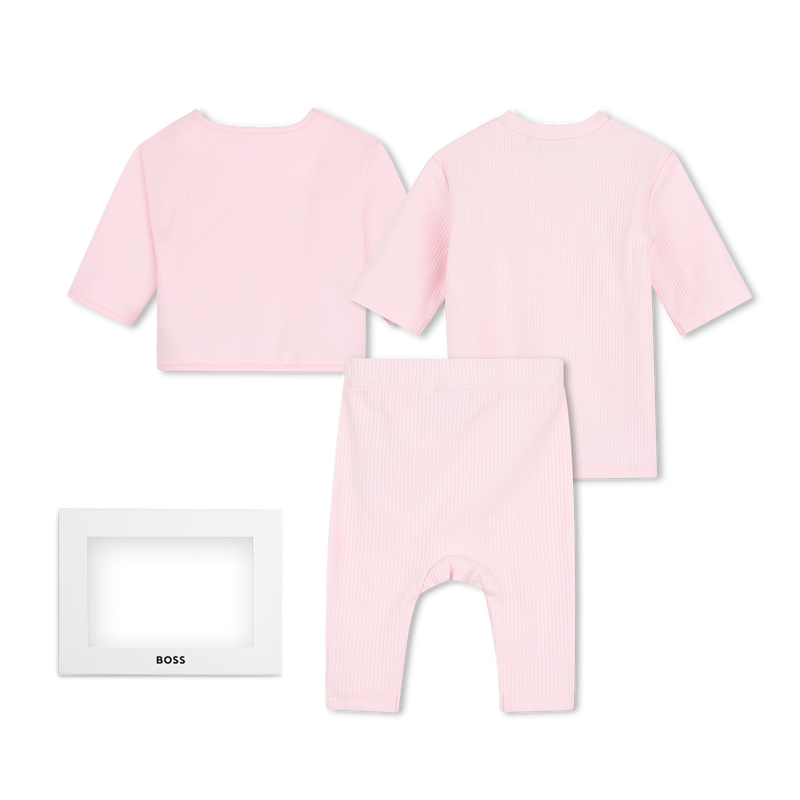 Hose, Cardigan und T-Shirt Set BOSS 
                        M&Auml;DCHEN