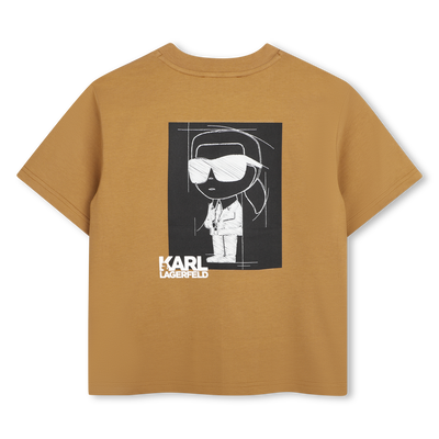T-Shirt mit kurzen &Auml;rmeln KARL LAGERFELD KIDS BOY