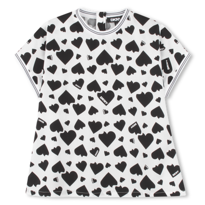 Kurz&auml;rmelige Baumwollbluse DKNY GIRL