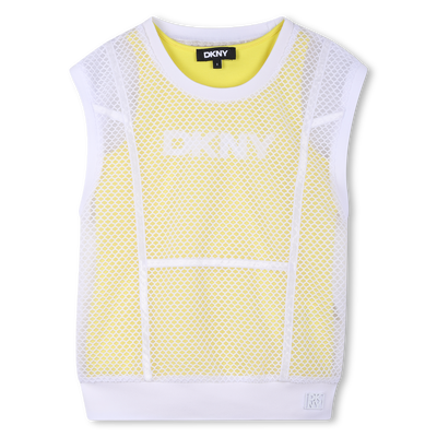 2-IN-1-NETZ-T-SHIRT DKNY GIRL