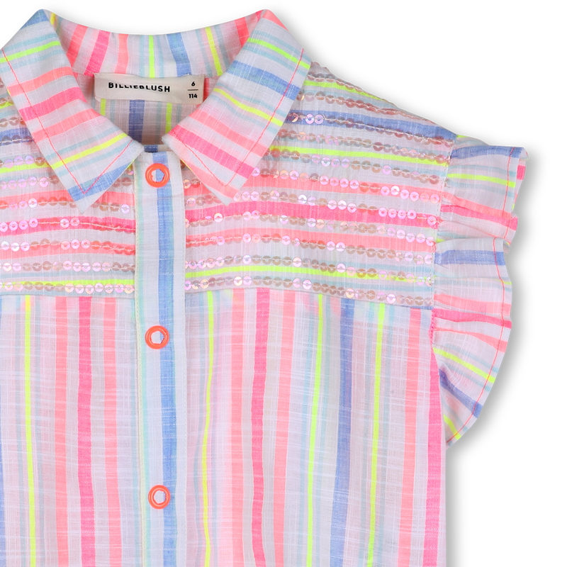 GESTREIFTES HEMD MIT R&Uuml;SCHEN&Auml;RMELN BILLIEBLUSH 
                        GIRL