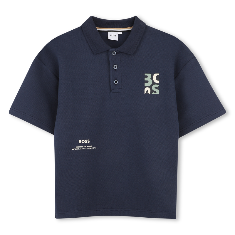 KURZ&Auml;RMELIGES POLOSHIRT BOSS 
                        BOY