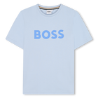 Kurz&auml;rmliges Baumwollshirt, PERSISCH BLAU, hi-res