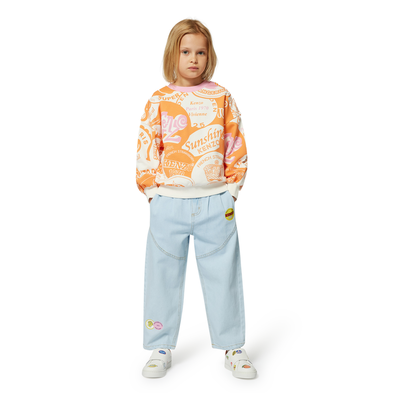 Sweatshirt aus Molton KENZO KIDS 
                        GIRL