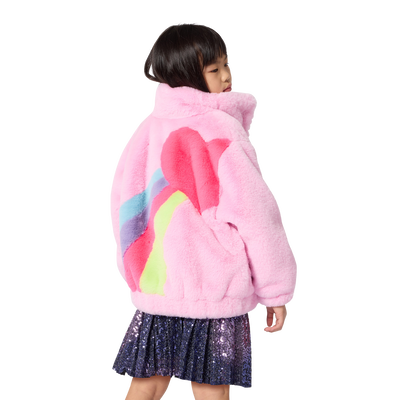 Flauschiger Fleece-Mantel BILLIEBLUSH GIRL