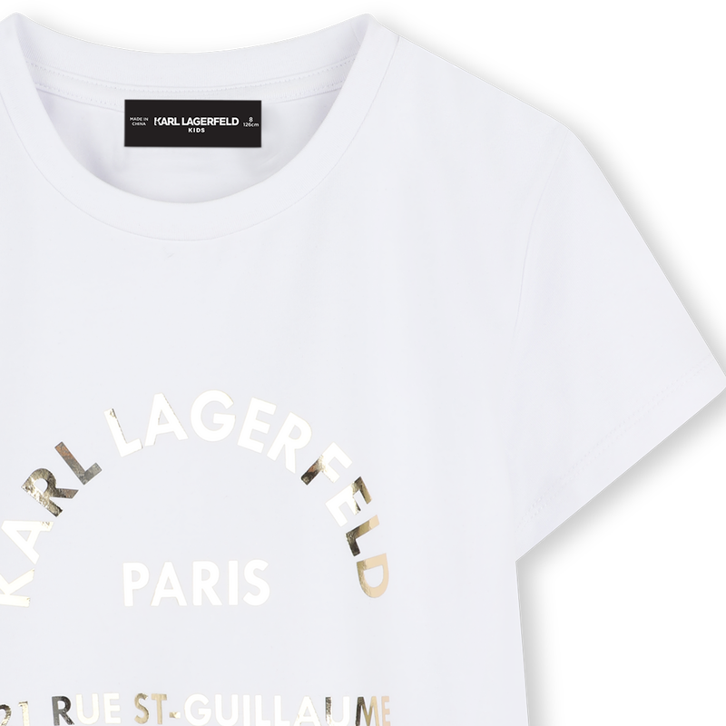 Kurzarm-T-Shirt KARL LAGERFELD KIDS 
                        GIRL