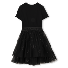Zeremonienkleid aus bi-material KARL LAGERFELD KIDS 
                    GIRL