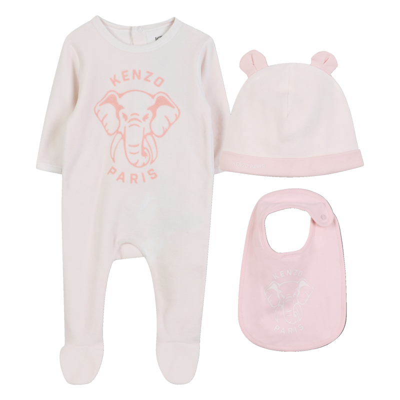 Pyjama + M&uuml;tze + L&auml;tzchen-Set KENZO KIDS 
                        UNISEX