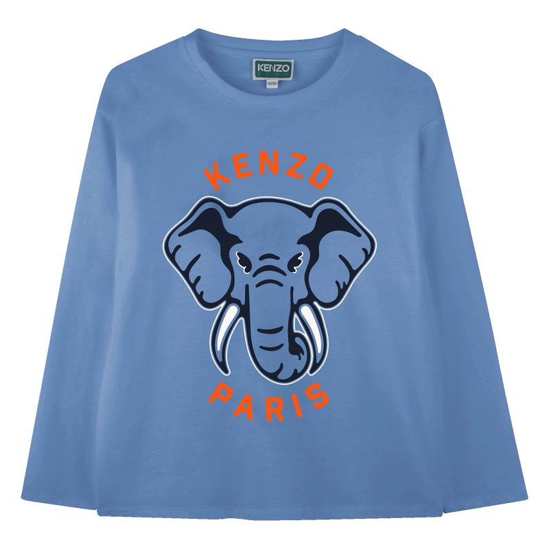 Lang&auml;rmeliges T-Shirt KENZO KIDS 
                        UNISEX