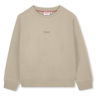 Sweatshirt mit Rundhalsausschnitt, BEIGE, hi-res