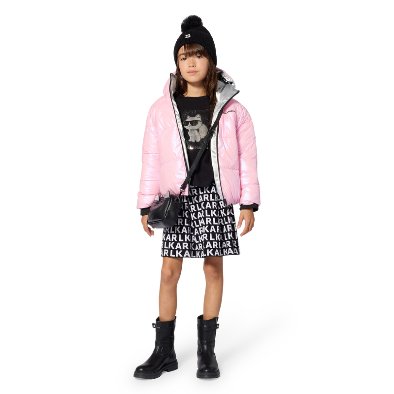 Kurzes Kleid KARL LAGERFELD KIDS 
                        GIRL