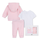 Strickjacke + hose + t-shirt-set BOSS 
                    GIRL
