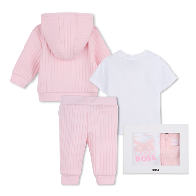 STRICKJACKE + HOSE + T-SHIRT-SET BOSS GIRL