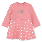 Lang&auml;rmeliges Kleid mit Nieten MICHAEL KORS 
                    GIRL