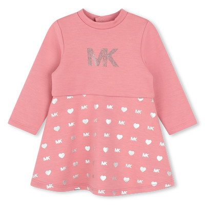 Lang&auml;rmeliges Kleid mit Nieten MICHAEL KORS GIRL