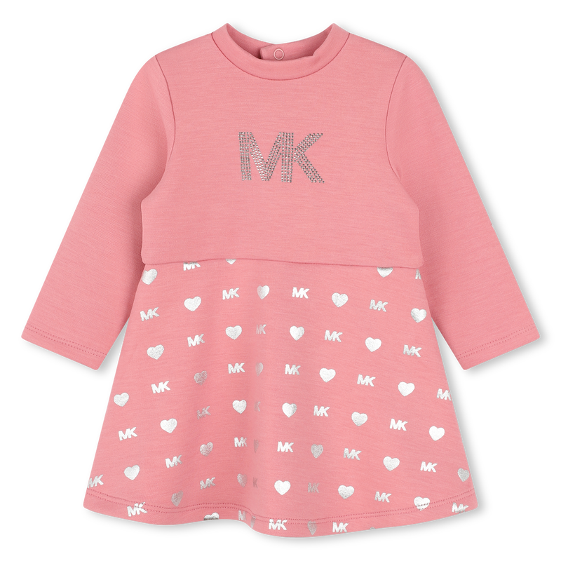 Lang&auml;rmeliges Kleid mit Nieten MICHAEL KORS 
                        GIRL