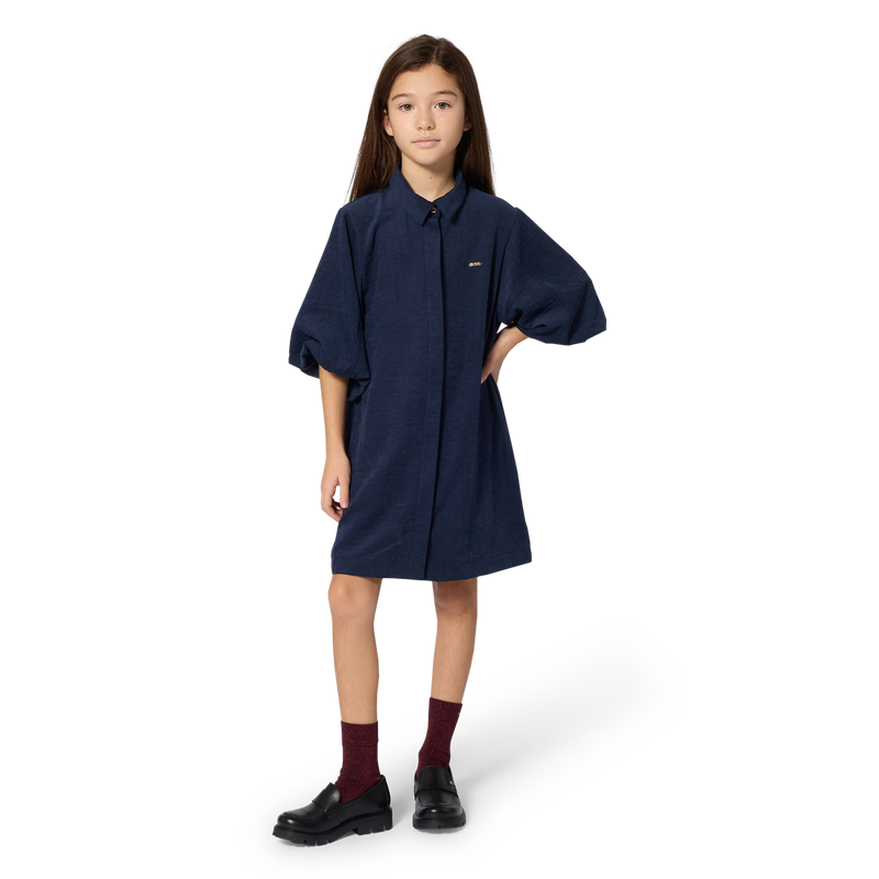 Kleid aus satin&eacute;en Satin BOSS 
                        GIRL