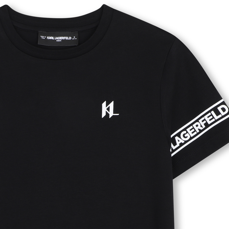 T-Shirt mit kurzen &Auml;rmeln KARL LAGERFELD KIDS 
                        BOY