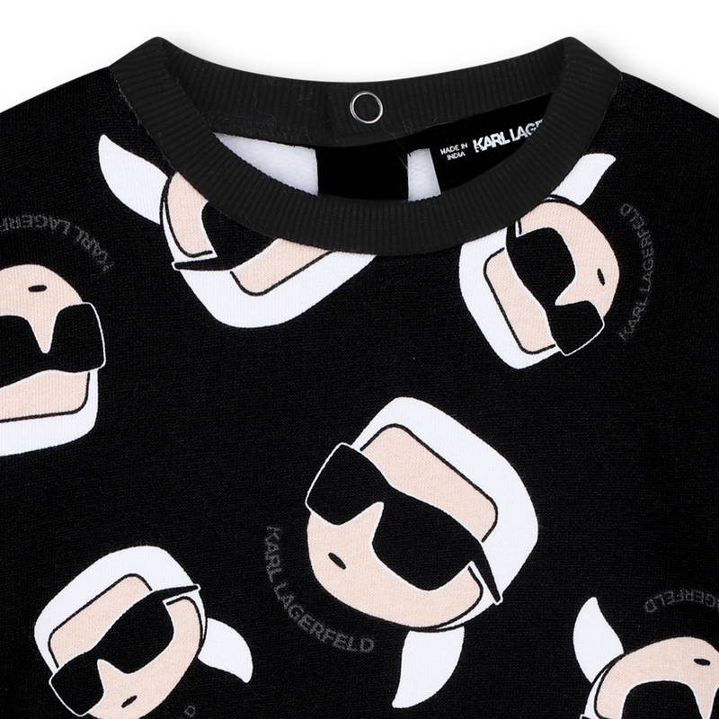 Sweatshirt aus geb&uuml;rstetem Fleece KARL LAGERFELD KIDS 
                        BOY