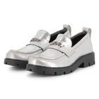 Loafer aus Metallic-Rindsleder DKNY 
                    GIRL
