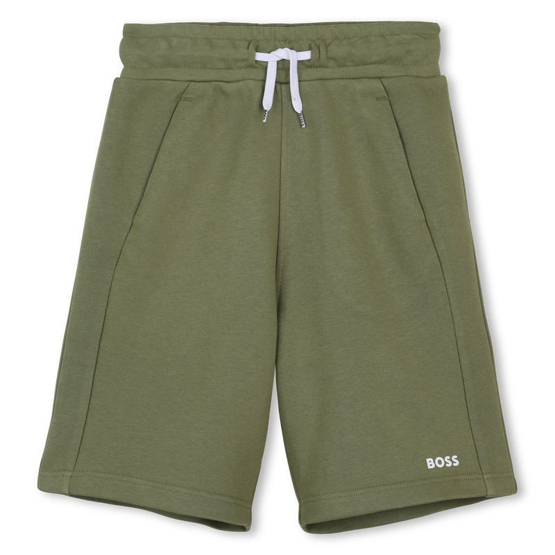 Einfarbige Molton-Bermudas BOSS 
                        BOY